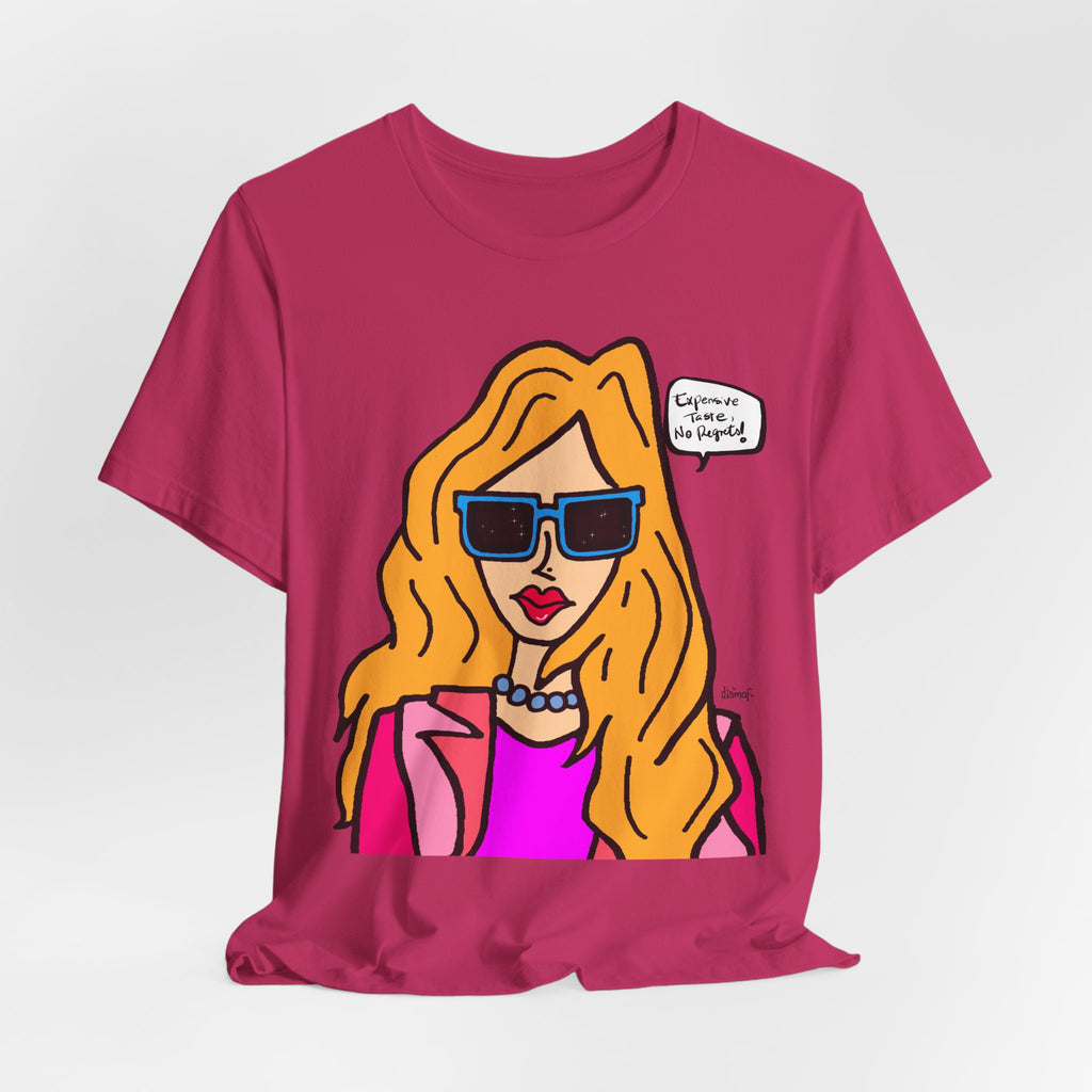 Blonde Woman with Sunglasses T-Shirt | Pop Art Illustration