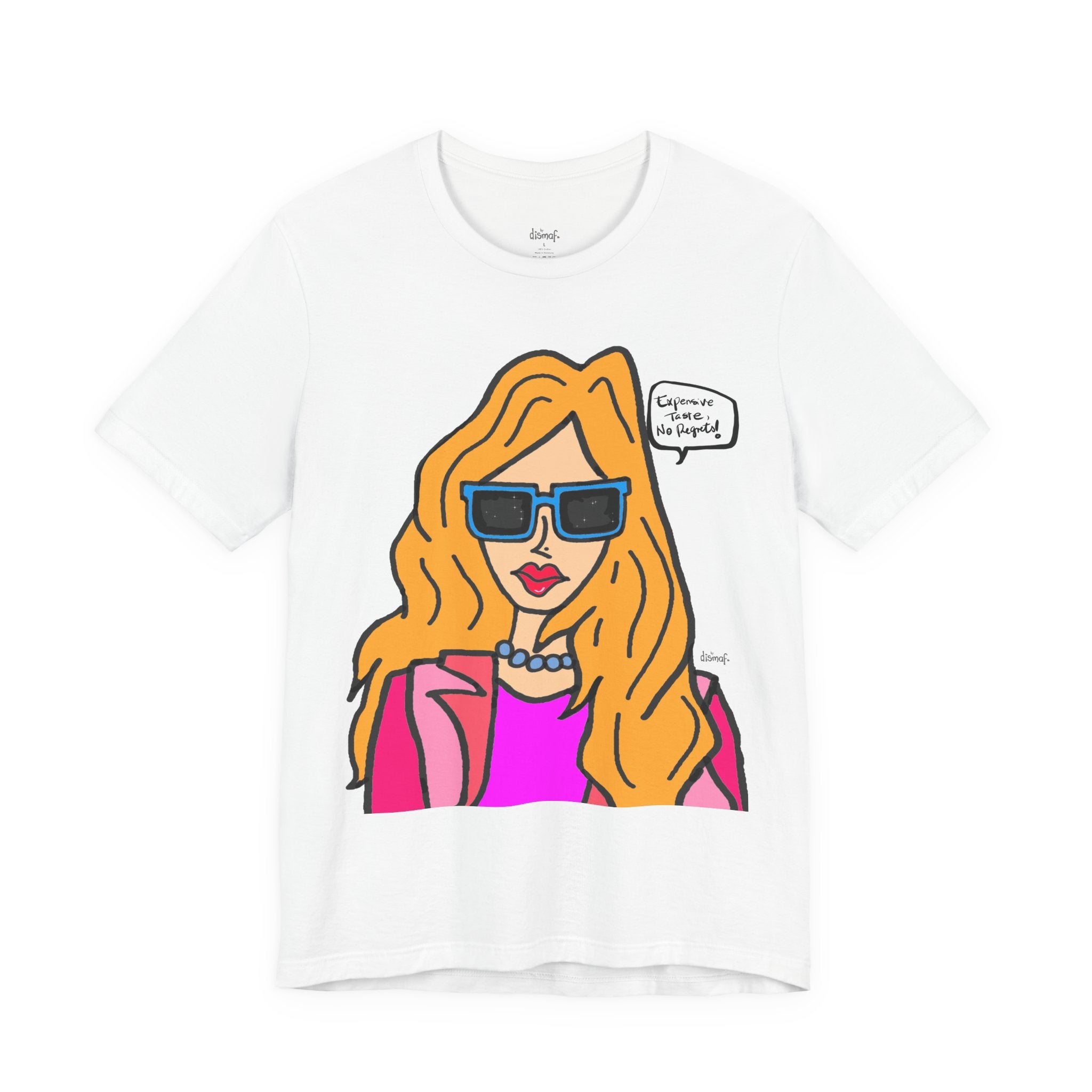 Blonde Woman with Sunglasses T-Shirt | Pop Art Illustration