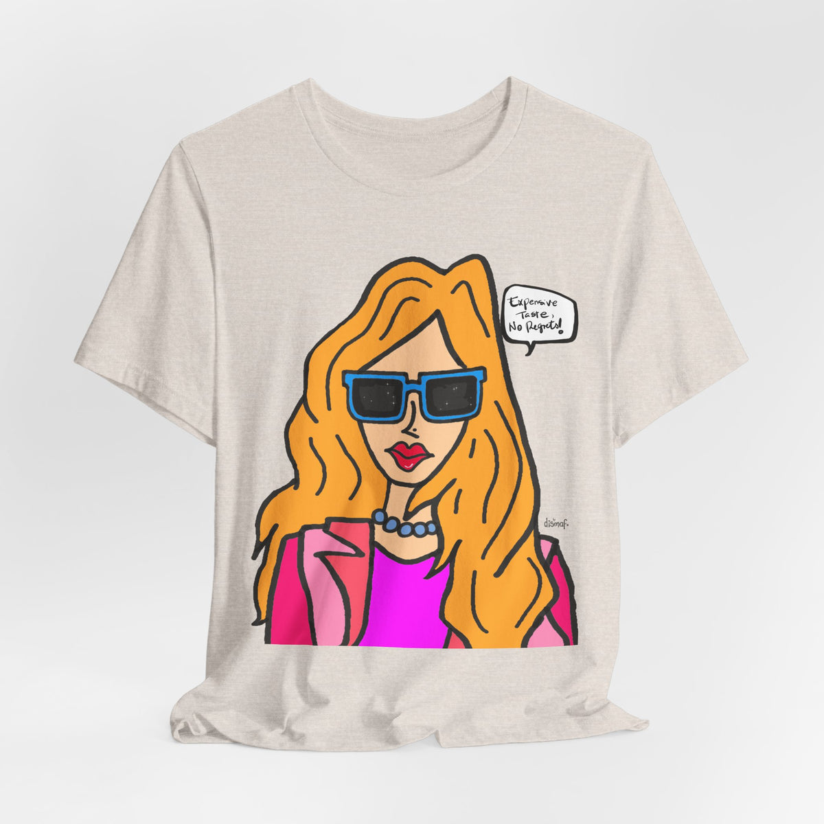 Blonde Woman with Sunglasses T-Shirt | Pop Art Illustration