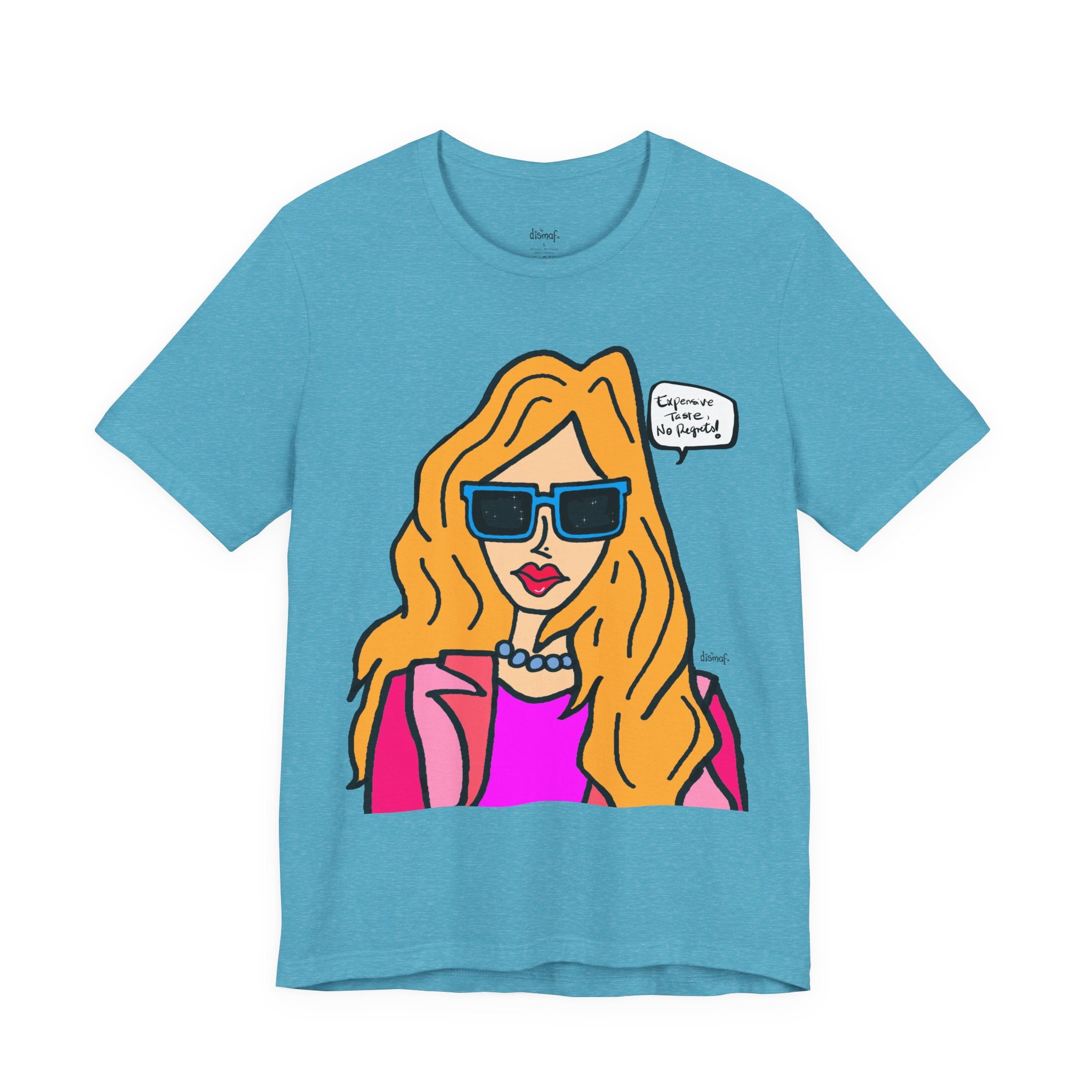 Blonde Woman with Sunglasses T-Shirt | Pop Art Illustration