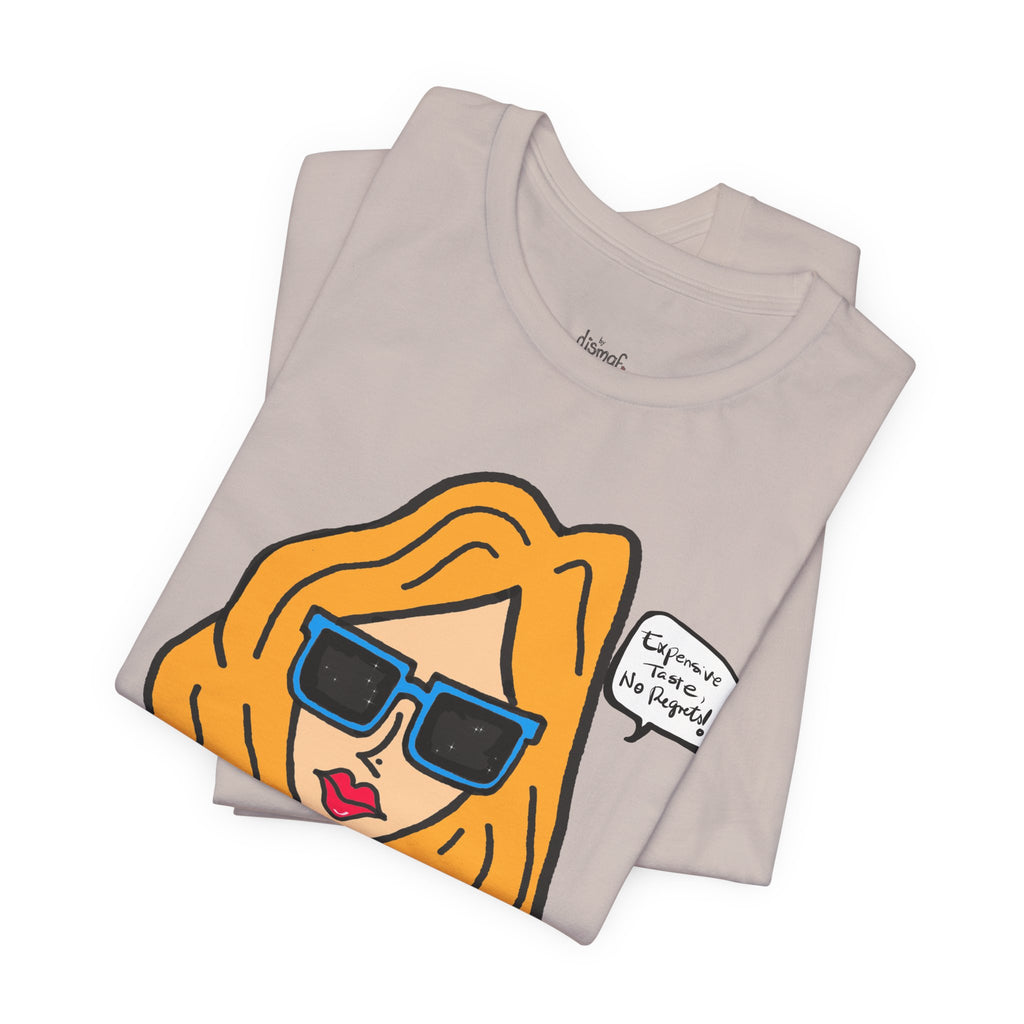 Blonde Woman with Sunglasses T-Shirt | Pop Art Illustration