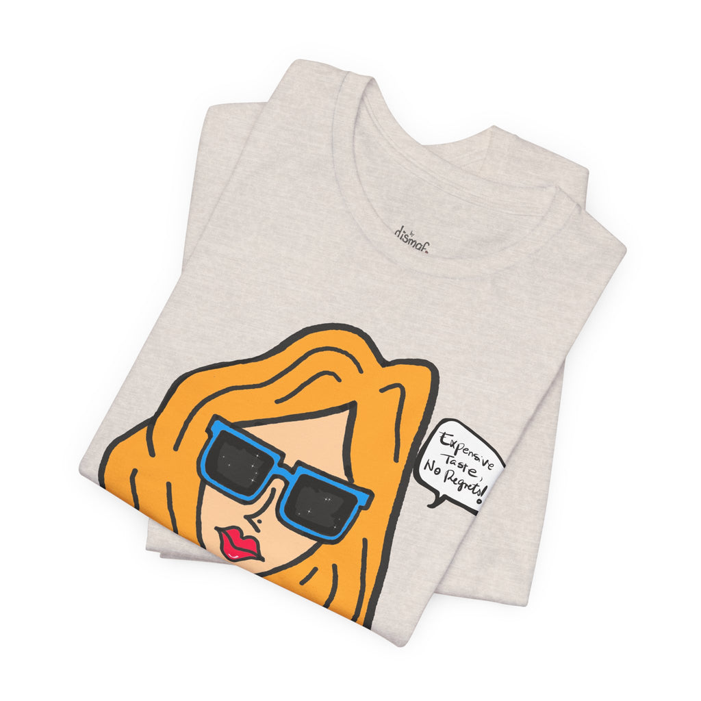 Blonde Woman with Sunglasses T-Shirt | Pop Art Illustration